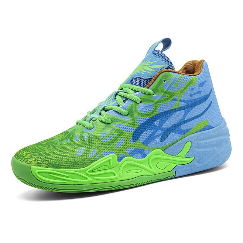 Youth style shoes Kids Basketball Shoes Boys Lightweight Non-Slip Rubber Sole Sport Sneakers With Breathable Mesh Upper