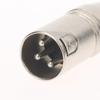 1/2Pcs 6.5Mm Stereo 1/4" Trs Male To Xlr 3Pin Female & Male Stereo Balanced Audio Connectors 1/4 Inch Trs To Xlr Adapter Set