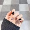 Gothic Glitter Press-On Nails: Sweet Spicy Style Nail Art Stickers
