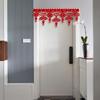 Non-woven Door Decorations Double Happiness Wall Hanging Pendant Wall Ornaments  Curtains Decor