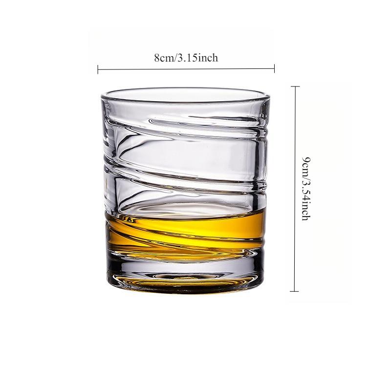 Luxury Cocktail Glass Elegant Whiskey Glass Transparent Restaurant Coffee Cold Drink Cups Party Bar Drinkware Drinking Glasses 1pcs
