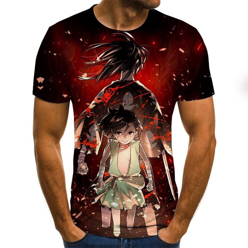 New Summer Tide Little Elder Sister Picture Men T-Shirts Casual 3D Print Tees Hip Hop Personality Round Neck Short Sleeve Tops
