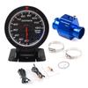 Dynoracing medidor de temperatura da água para carro, 60mm, 20-120 celsius, com adaptador de sensor de tubulação conjunta de temperatura da água, 1/8npt