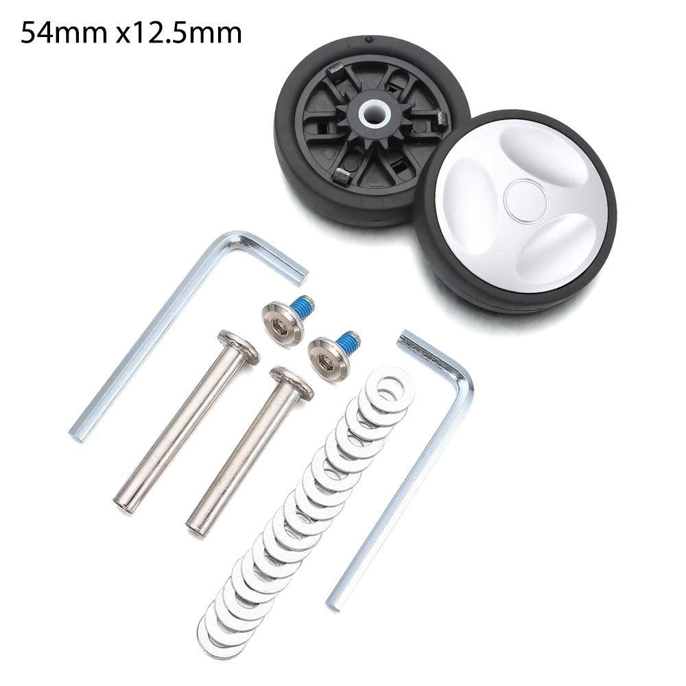 Universal Suitcase Parts Axles Suitcase Wheels Replacement with Screw Replace Wheels Caster Wheel Repair Kit Luggage Accessories