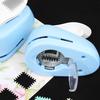 Briefmarkenstempelstanzer für Papierbasteln Rechteckiger Stempel Dekorative Formen Stanzhebelbetätigung Bastelpapierstanzer für Scrapbooking Kartenherstellung DIY Geschenk