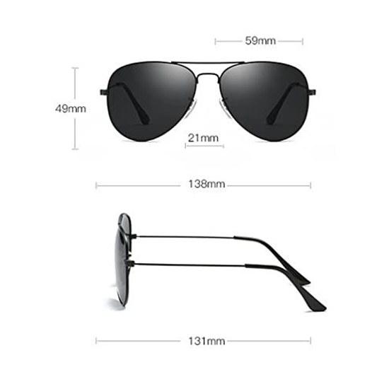 AcMeer Sunglasses Mens Polarized Womens Teardrop Aviator Lens UV Cut Stylish Retro Glasses Sports Fishing Driving Bike Golf Unisex
