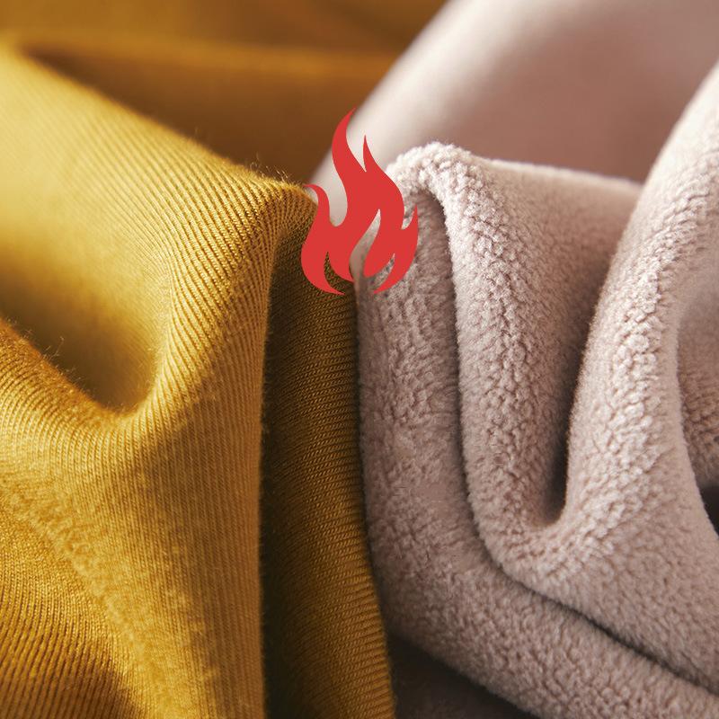 Plus Velvet Bottoming Shirt Women's Autumn Winter Thickened Half-high Collar Long-sleeved Solid Color Pullover Warm Top T-shirt