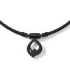 Colantotte TAO ARC Matte Black X L Necklace, Black,