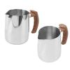600ml Fassungsvermögen Milchschaumbecher 304 Edelstahl Milchkännchen Cappuccino Zubereitung