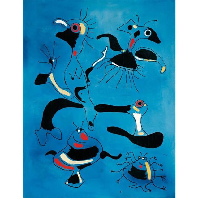 Joan Miro Surrealismus Umělecké Plakáty a Reprodukce Obrazy na plátně Obrazy na zeď Moderní Abstraktní Dekorativní Home Decor Bez rámu