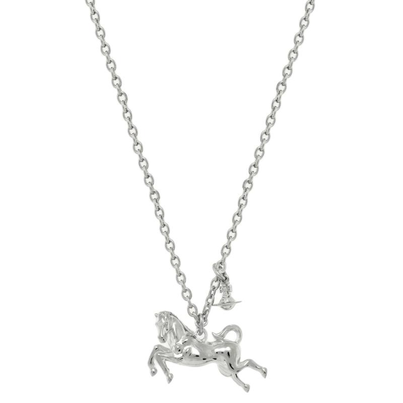 

Vivienne Westwood Horse Pattern Necklace Men necklace Silver 630203IE-01P019 Basic Packaging-Dust Bag+Box