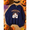 Ghost Pumpkin Spice Season Printed Ladies Sweatshirt Harajuku Costume Autumn Casual Halloween Pullover