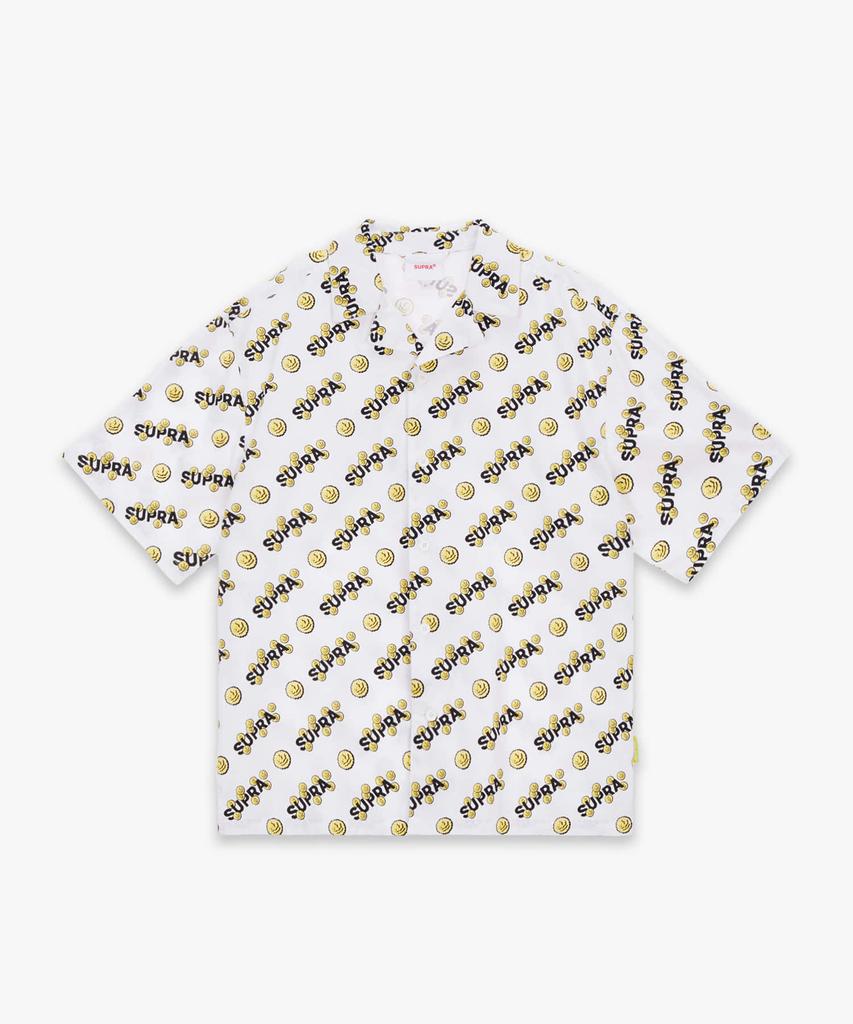 SUPRA Coin Monogram Half Shirt White