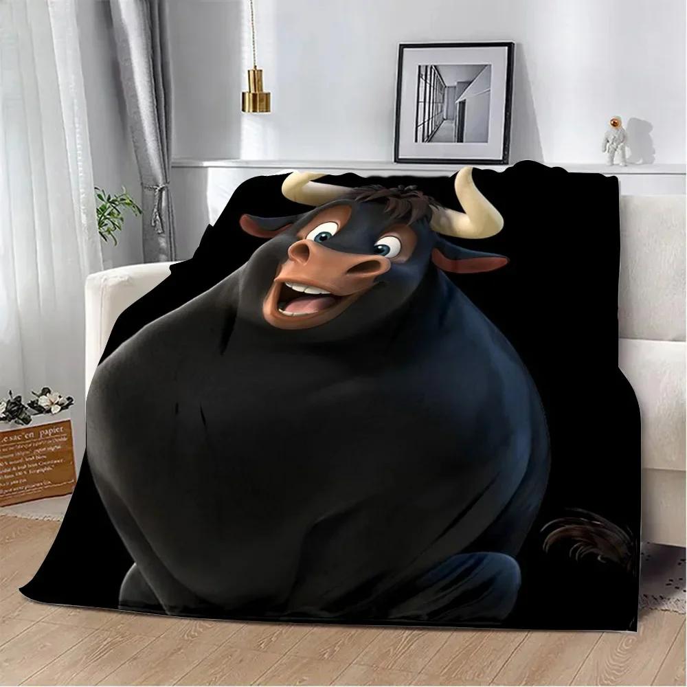

Ferdinand cartoon Printed Blanket Picnic Blankets Warm Blanket Soft and Comfortable Blanket Home Travel Birthday Gift 30x40in