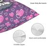 Custom Modern Cute Sanrio Kuromi Anime Cushion Cover Velvet Kawaii Cartoon Pillow Case Home Decor