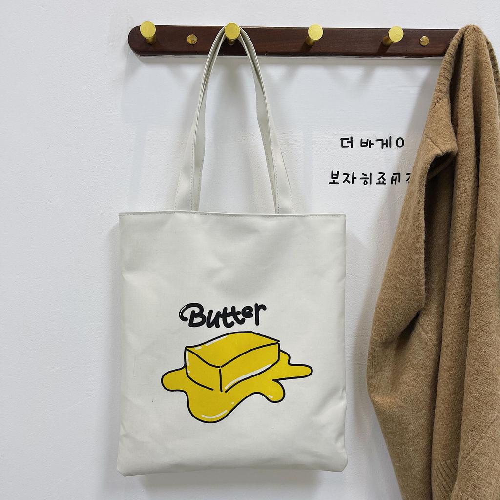 Korean version of Mori women's literary canvas bag trendy male and female students new shoulder portable Korean version of simple women's bag