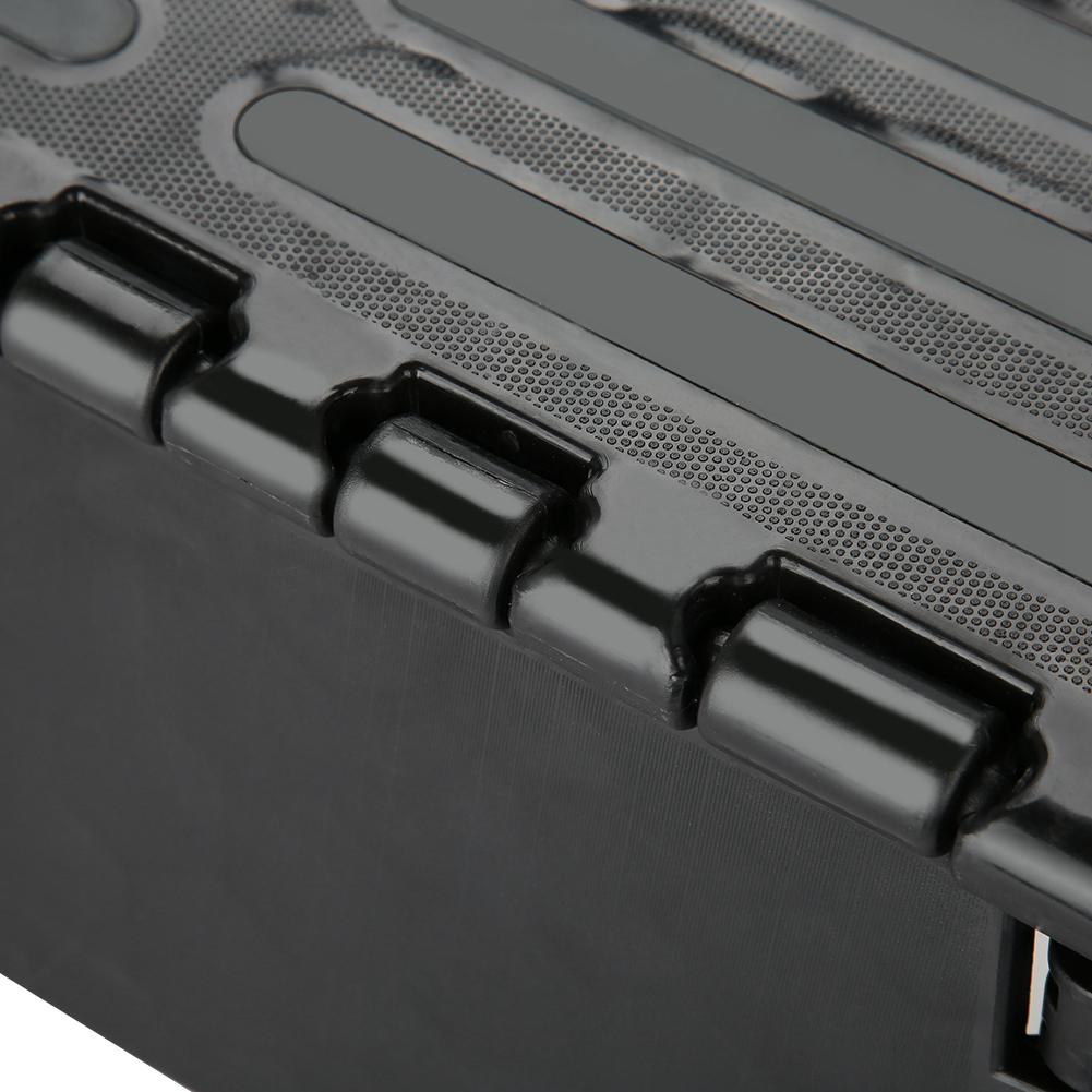 Portable Folding Step Stool Black Step Ladder for Elderly Pregnant Bathroom Travel Use
