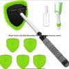 Telescopic Microfiber Car Window Cleaning & Defogging Brush Set