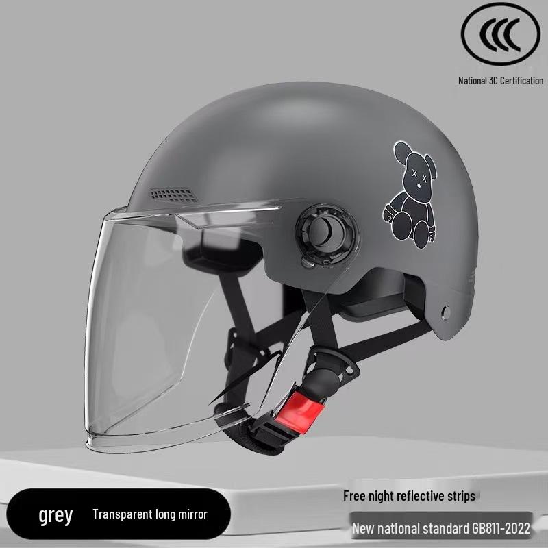 Casco Eléctrico Unisex para Bicicleta y Patinete Certificado 3C, Seguro y Ajustable, Protección Solar, Uso en Todas las Estaciones