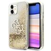 Etui do iPhone 11 Guess Liquid Glitter Złote
