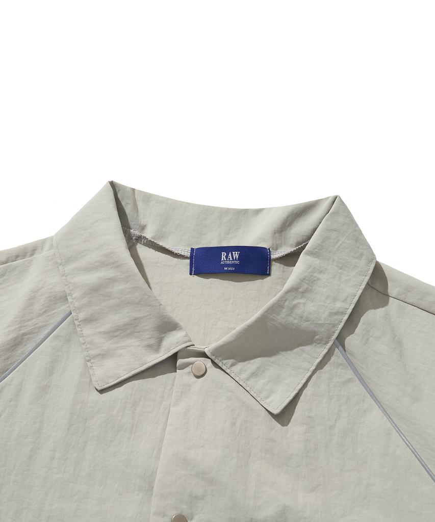 RAW LAB Scotchline Nylon Snap Shirt (Grey)