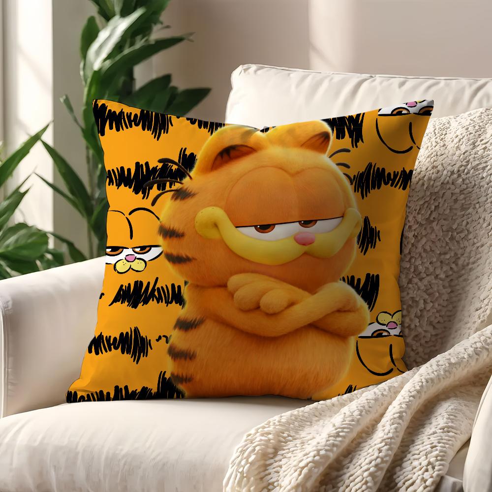 Cartoon G-Garfield-ES cute cat cushion cover Pillow Case Pillowcase Soft Skin Friendly & Comfortable with a Hidden Zipper