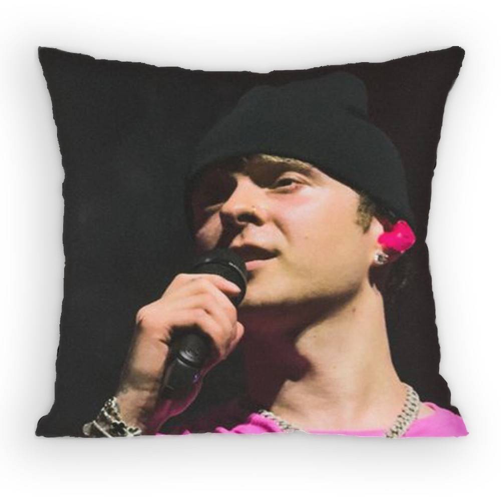

Rapper EEgor Singer KKreed Pillow Case Sofa Living Room Bedroom Headboard Backrest Cushion Square Cushion Nap Time 30x30 cm