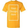 Add Your Own and Text Design Custom Personalized Adult T-Shirt Tee