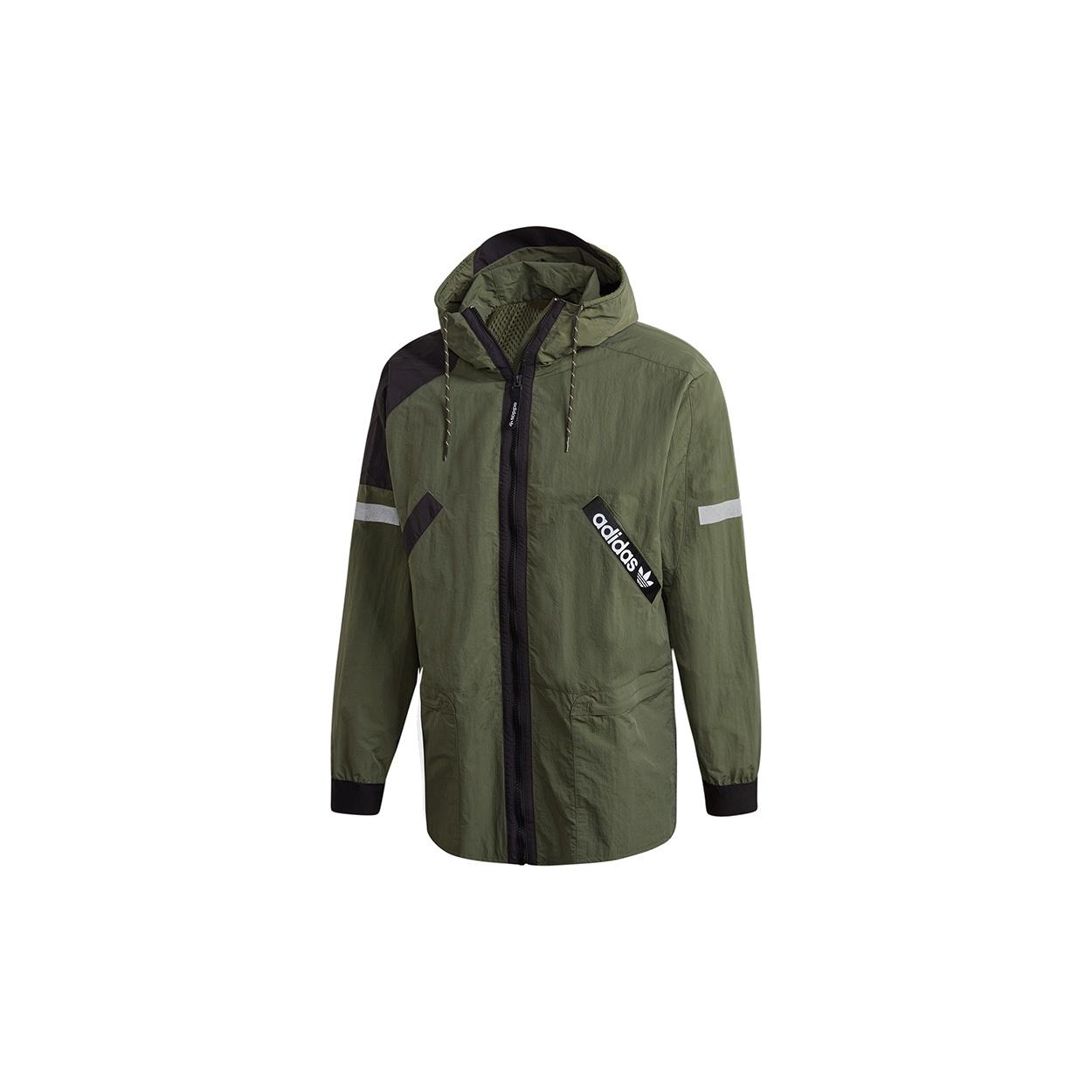 adidas originals Adv Fz Wb Zipper hooded track Jacket Basic Green Men s GD5587 S