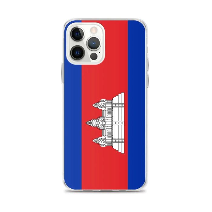 Coque Télephone Drapeau Cambodge - iPhone 12 Pro Max