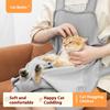 Cat Butler Summer Anti-Shedding Pet Apron with Foot Openings Lightweight Cat Clothing for Grooming