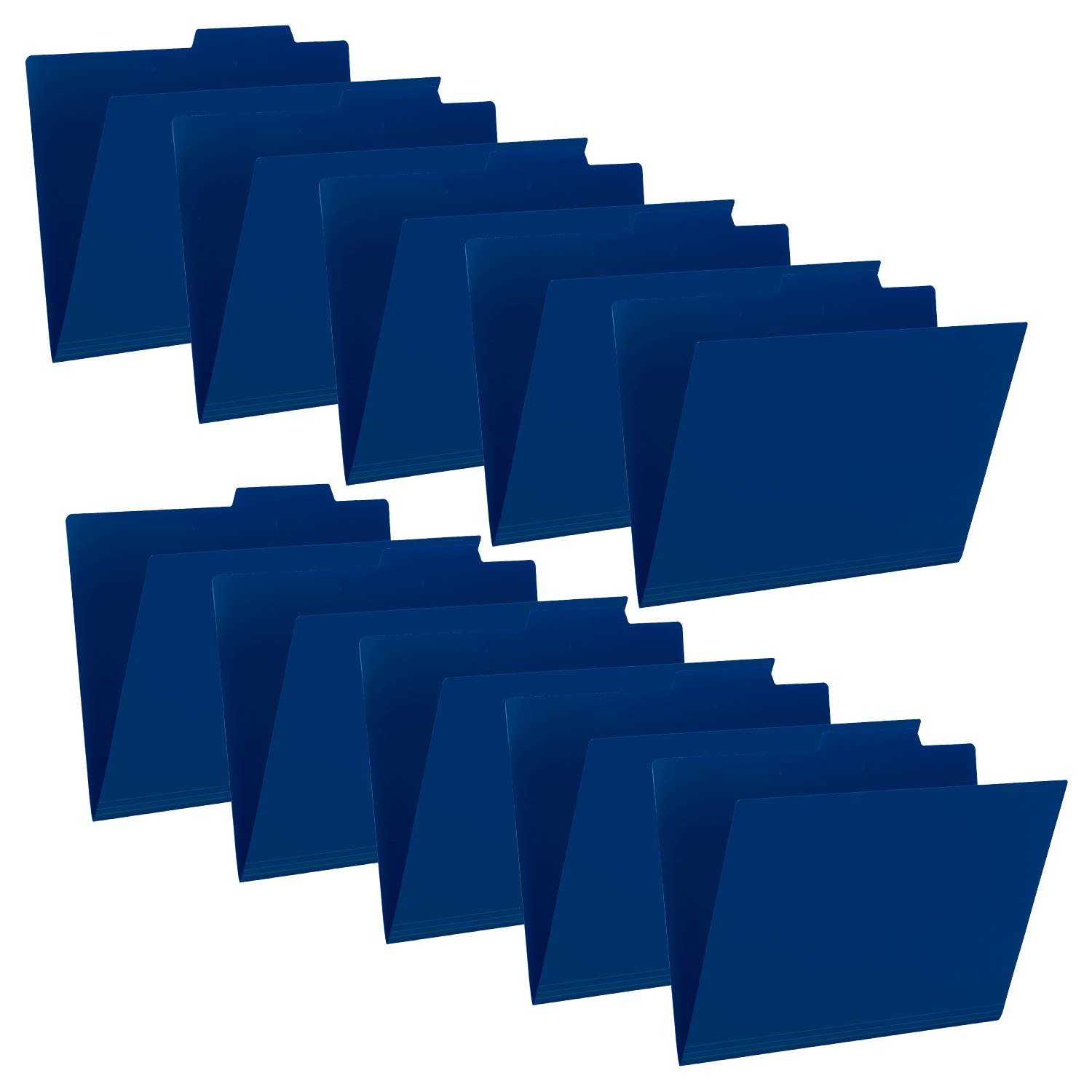 

Plus Individual Folder PP A4 Navy x 2 10-Pack 86-805