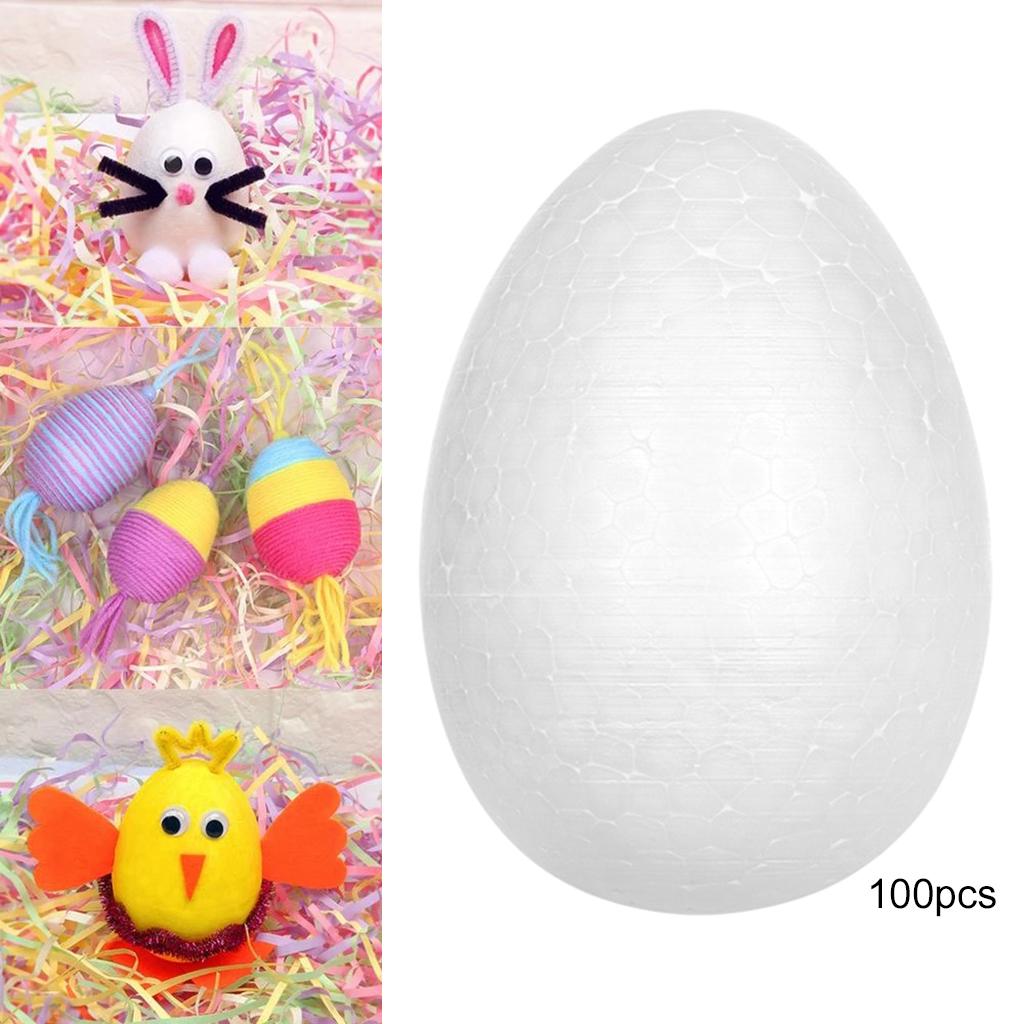 

Easter Eggs Modeling Polystyrene DIY Blank Eggs Painted Painting Toys Foam for Home Party Festival Decoration Supplies 120mm