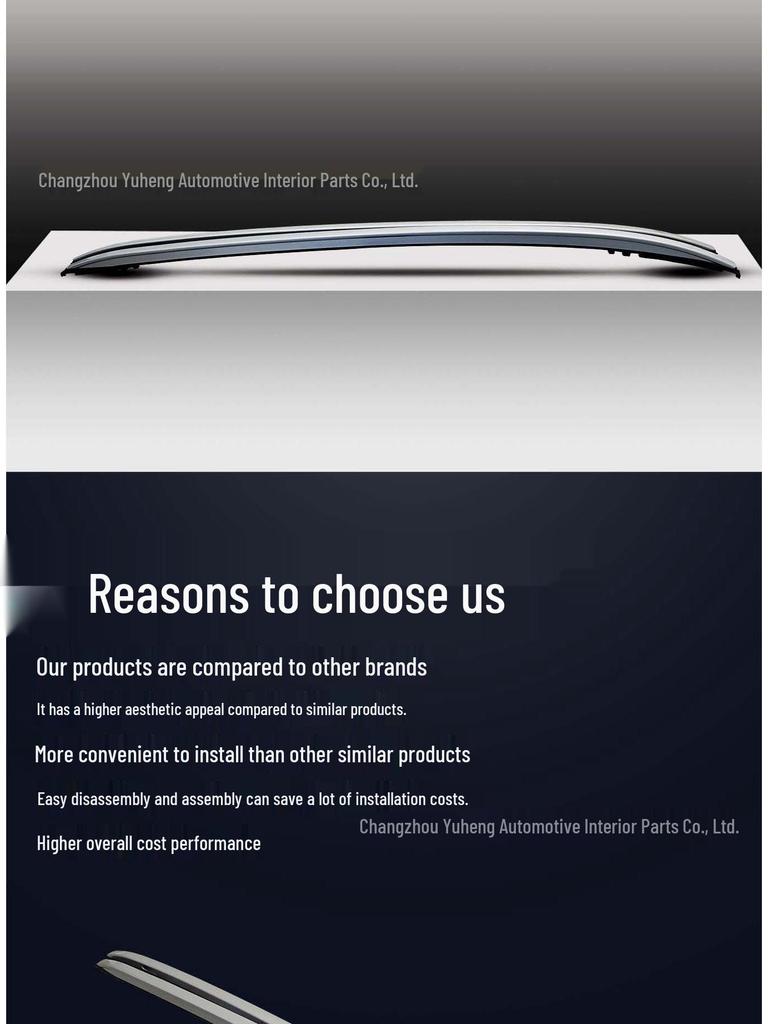 Aluminum Alloy Roof Rack for Toyota C-HR & Yaris Cross - No-Drill Installation.