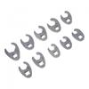 Broad Compatibility Crowfoot Wrench Set Open End Spanner Clear Size Markings