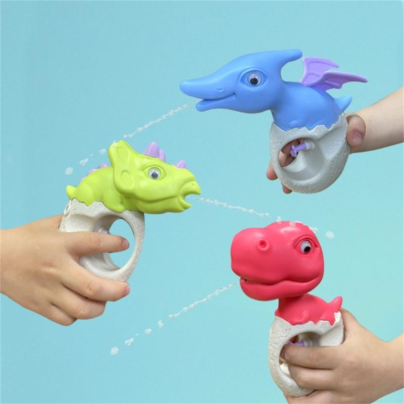 Handheld Cartoon Dinosaur Shape Water Guns Toy Hot Day Seasides Water Toy Kids Adult Outdoor Swimming Pool Seasides Toy