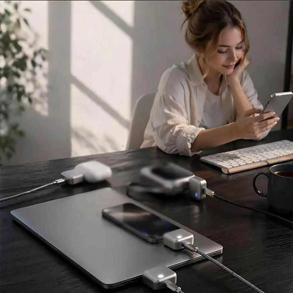 Charge Stop Protector Type-c 140w Auto Power Cutoff Battery Saver Physical Disconnect Overcharge For Safe Charging