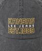LEE Kansas Lettering Ball Cap Charcoal