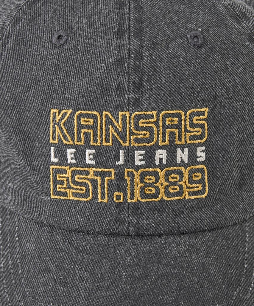 LEE Kansas Lettering Ball Cap Charcoal