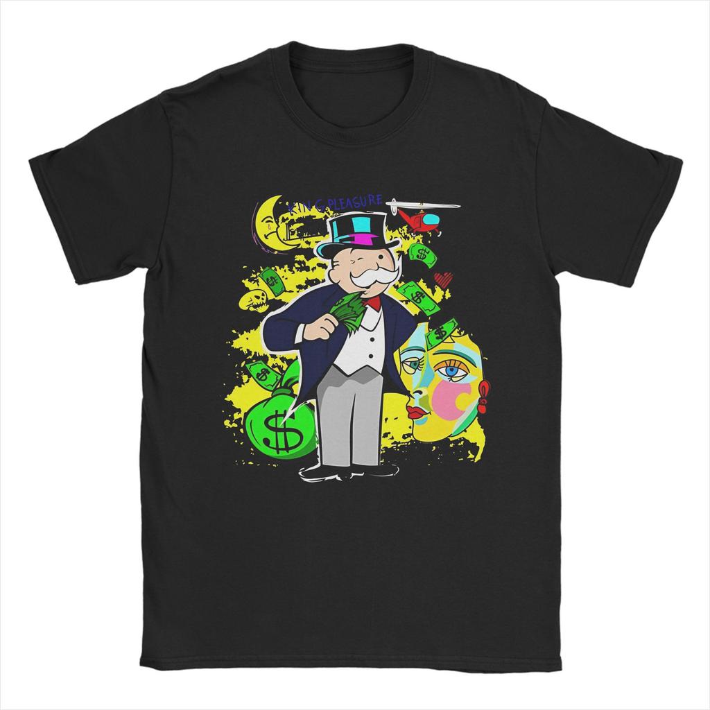 Monopolys Man Dollar T Shirts Men Women's 100% Cotton Novelty T-Shirt O Neck Tee Shirt Short Sleeve Tops Gift Idea