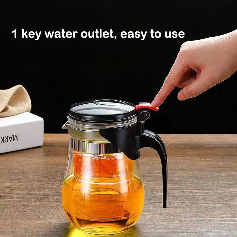 

Heat Resistant Glass Tea Set 1tea pot 6 tea cups Puer Kettle Tea Infuser Chinese Kung Fu Teawear Set Heatable teaPot teaware