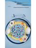 Children's Interactive Magnetic Fishing Toy with Lights & Music - Large Rotating Table for Early Education and Parent-Child Play