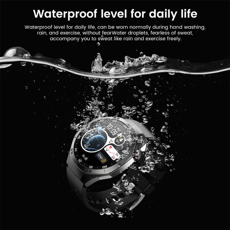 New Smart Watch Men NFC HD AMOLED Screen GPS Motion Trajectory Heart Rate Bluetooth Call Sports Smart Watch IP68 Wireless Charging