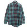 POLO COUNTRY RALPH LAUREN 80s 90s Old Tartan Check Pattern Long Sleeve Cotton Shirt Men's Used