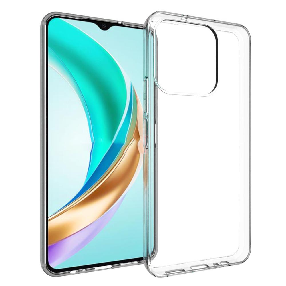 For Honor X6b 4G Case 2.0mm TPU Transparent Phone Cover (Big Rear Lens Hole)