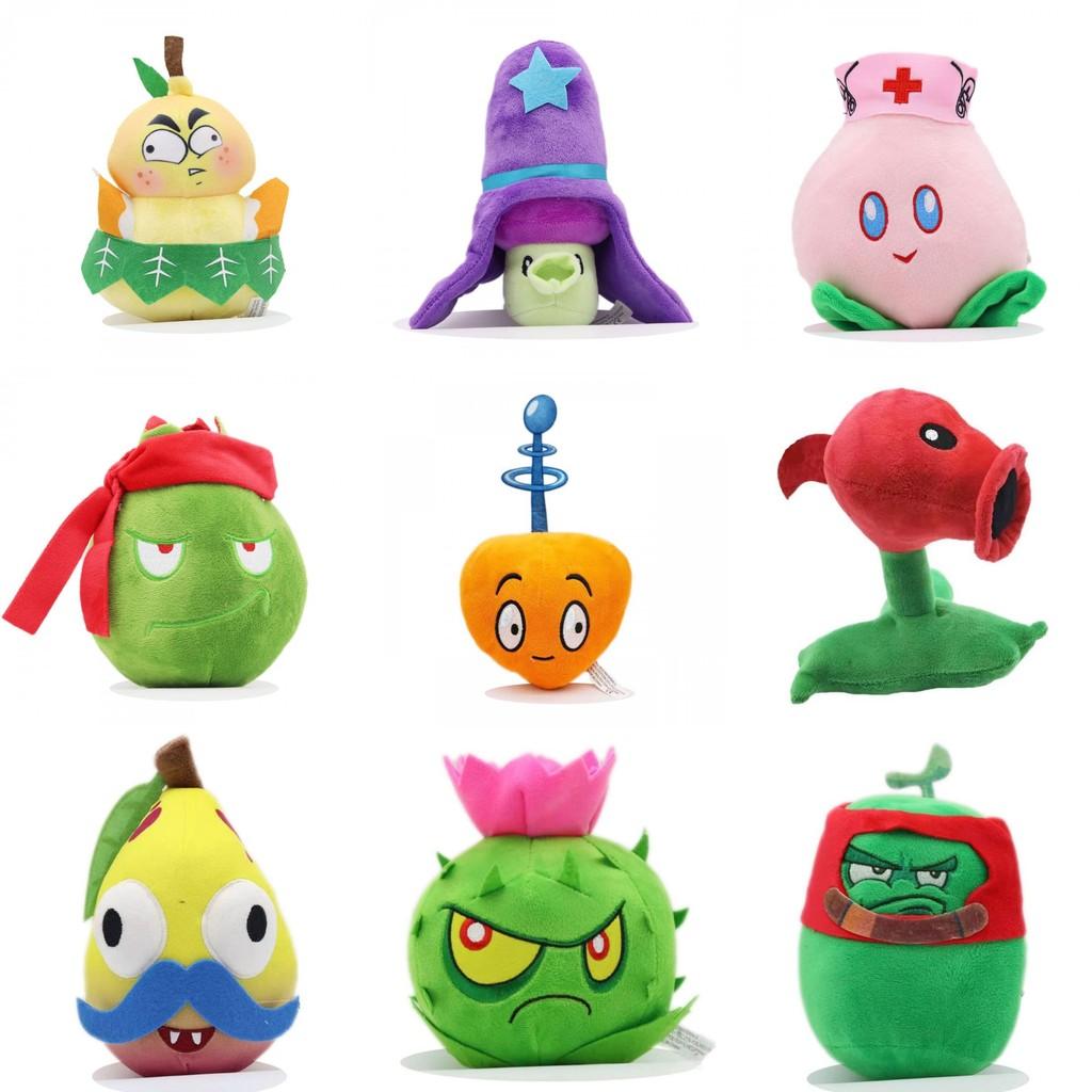 Plants Vs Zombies Plush Toy Set With Pp Cotton Filling For Kids Birthday Gift