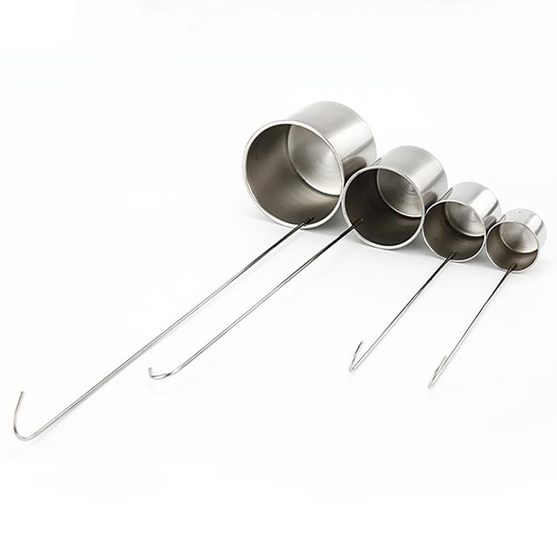 1Pc Stainless Steel Wine Measuring Cup Kitchen Bar Measuring Tools Sets For Sauce Oil Coffee Beer Scoop Ladle Spoon With Hook