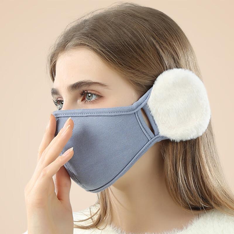 Guten Plush Warm Washable Mask with Ear Protection One Size