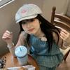 Korean Version Of Retro Bow Forward Hat Children Spring And Summer Travel Versatile Niche Painter Hat Sweet Literary Beret