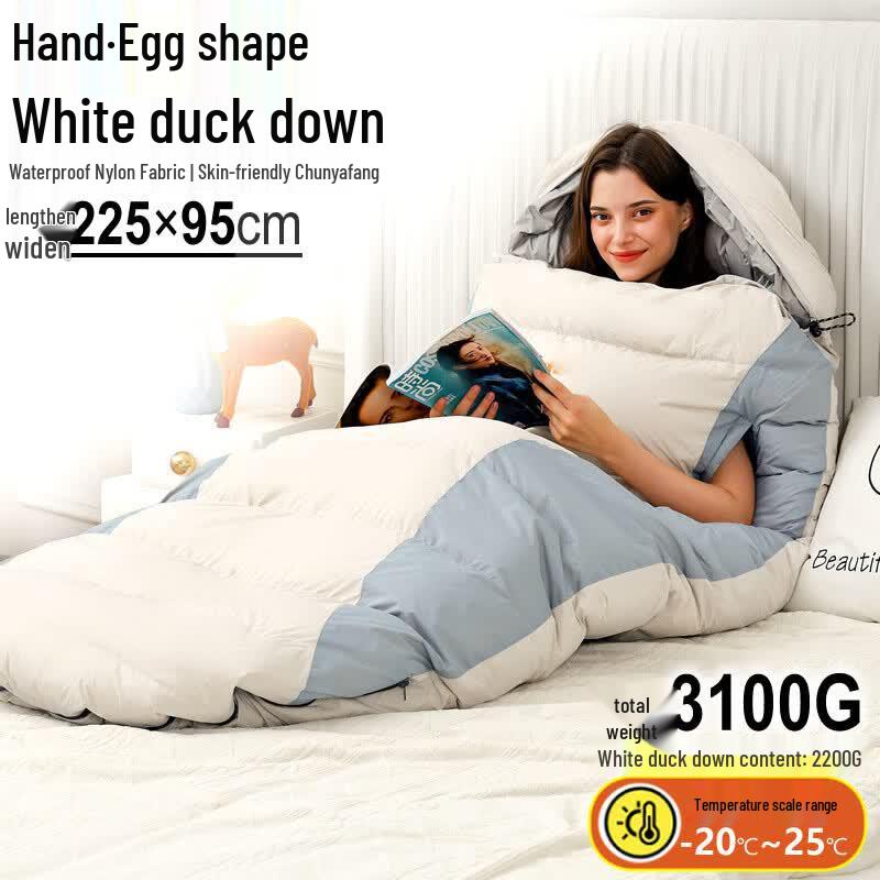 Li Shen Outdoor White Duck Down Sleeping Bag